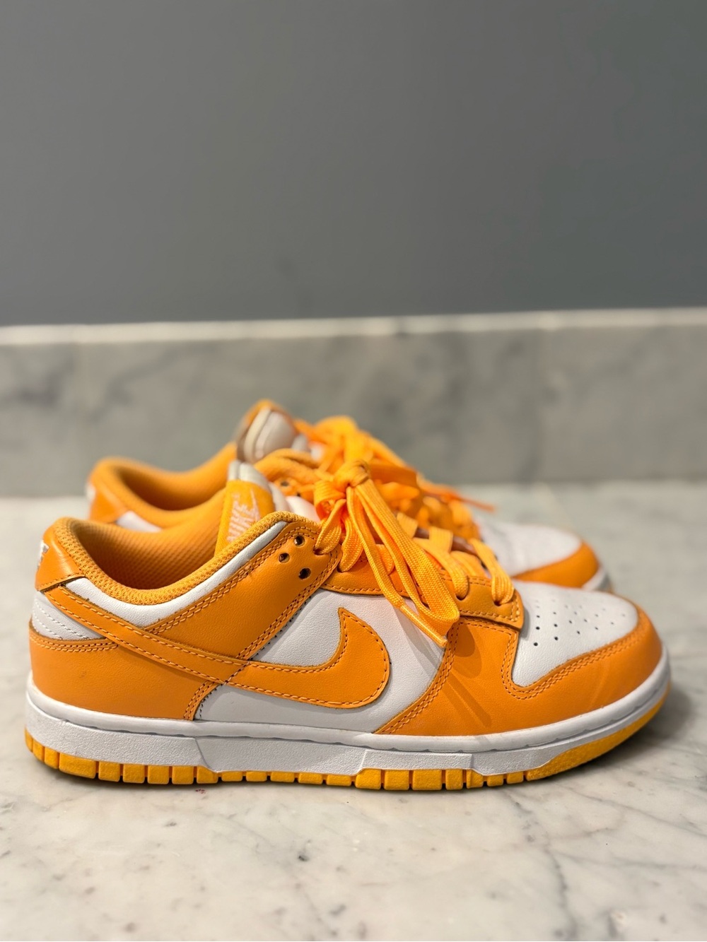 Nike Dunk Low Laser Orange White Sneakers Women’s 5.5